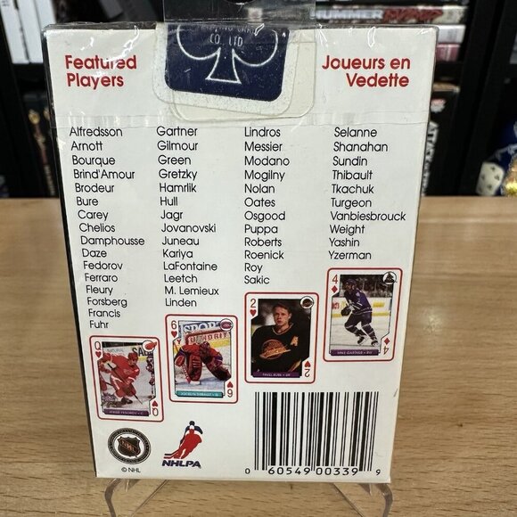 1996-97 NHL Hockey Aces Playing Cards Factory Bicycle Sealed & Unopened - Picture 2 of 2